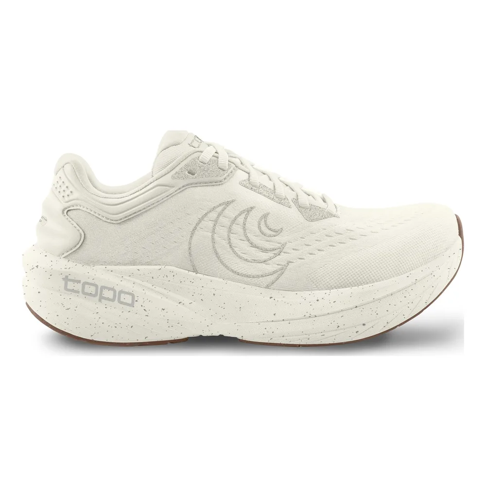 Topo Athletic Phantom 4 Salt/Natural, witte hardloopschoen in Wide